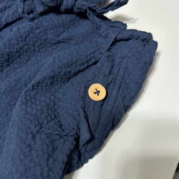 Rare Editions 2-piece set Navy Shorts with Navy and White Checkered top - Picture 10 of 11